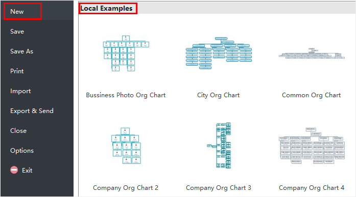 new local examples