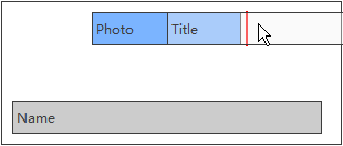 realign data elements