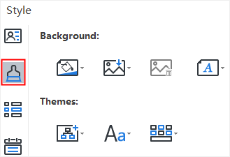 right sidebar style section