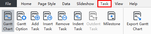 interface task tab