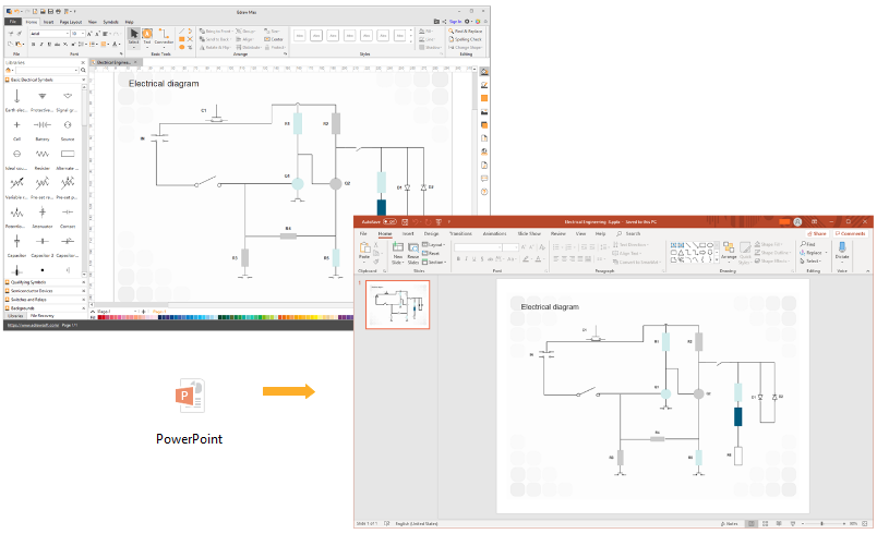 Circuit Diagram Export to PPT