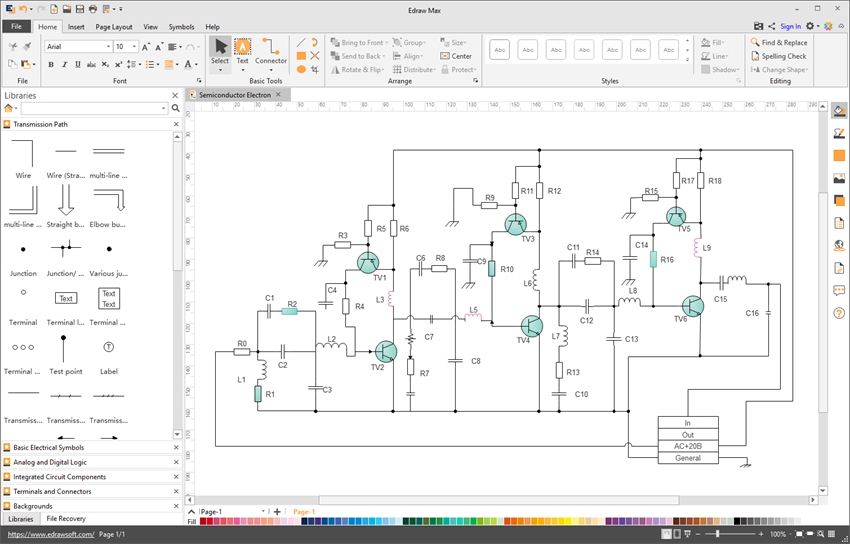 software de diagrama de instalações