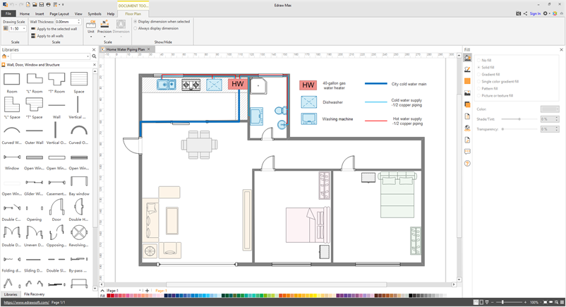 Plumbing and Piping Plan Software