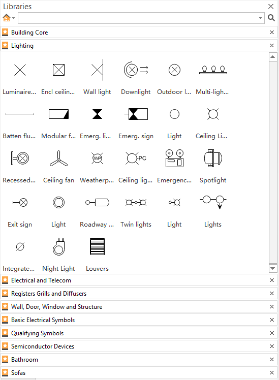 electrical symbols for word document