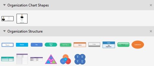 Org Chart Symbols