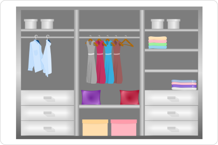 Kleiderschrank Layout