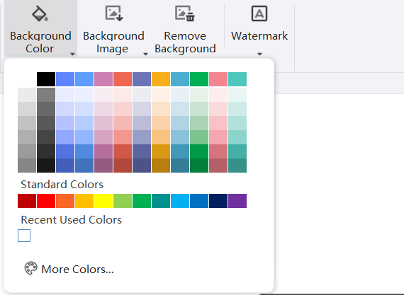 Background Colors