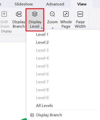 Displaying Map Hierarchy