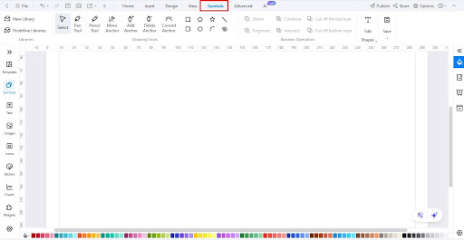 access the editing panel edrawmax