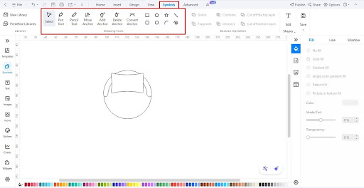 draw a new symbol edrawmax