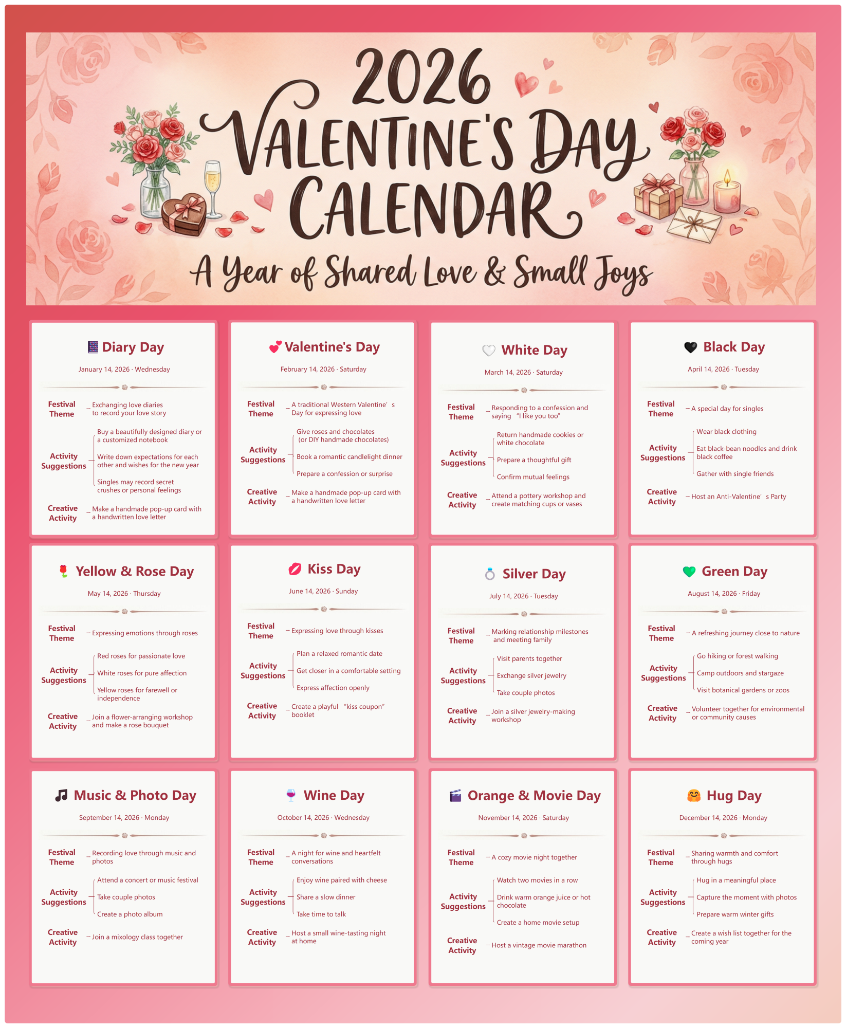 Valentines Calendar