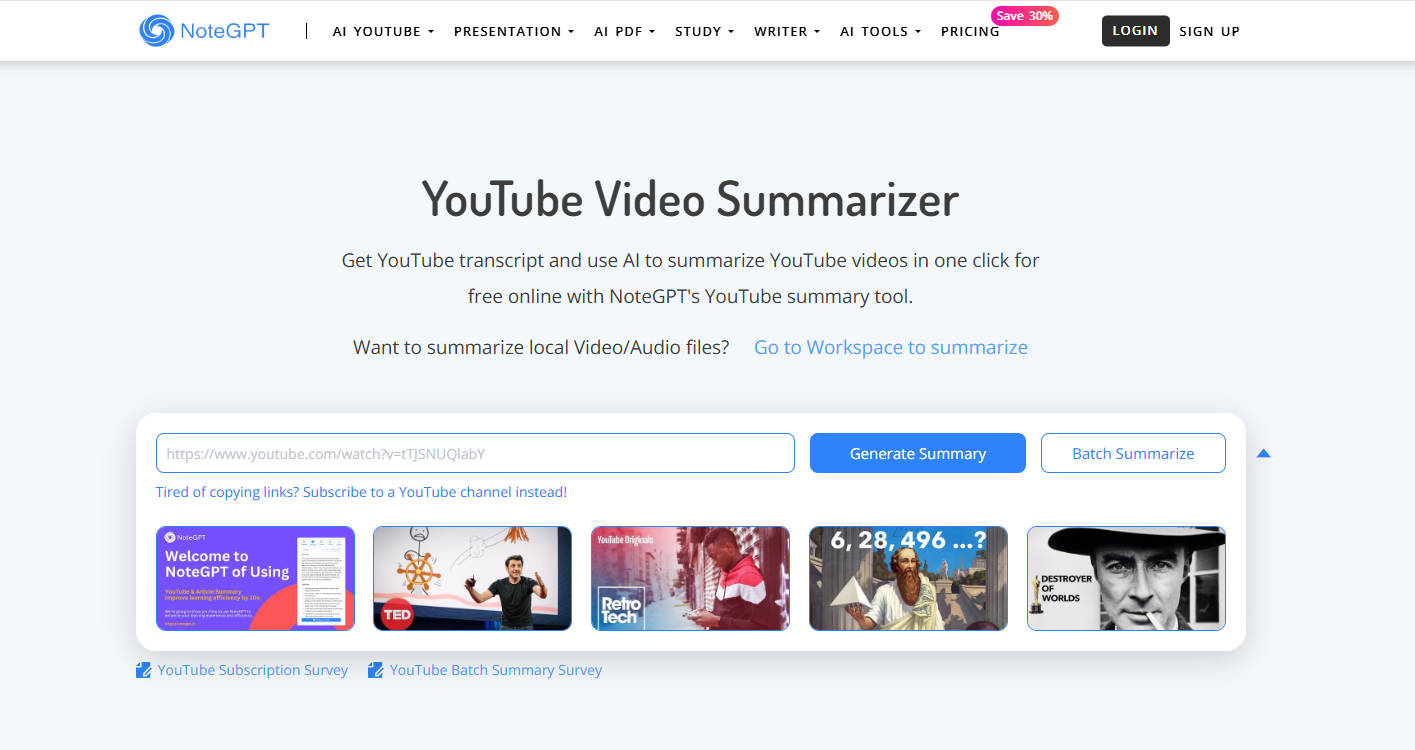 riassumere video in mindmap
