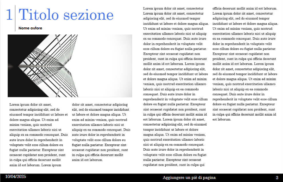 esempio powerpoint