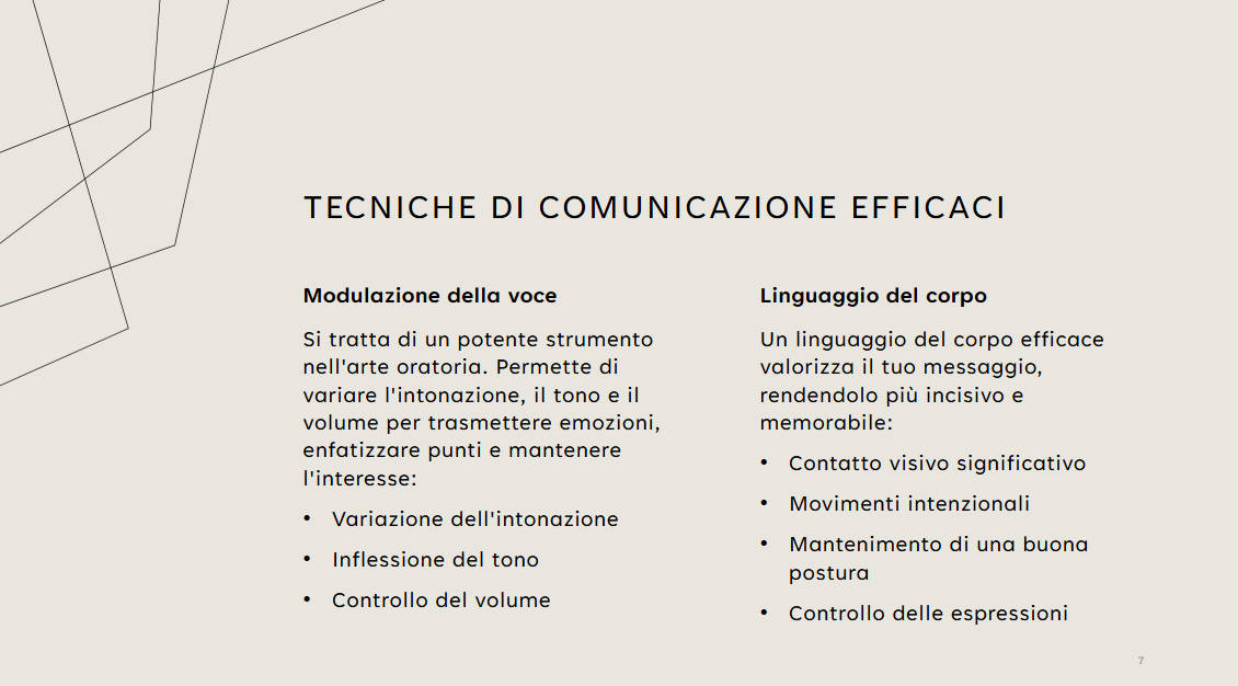 esempio powerpoint