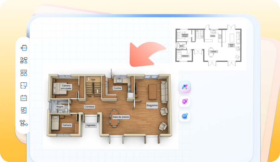 libreria di simboli di diagrammi di rete