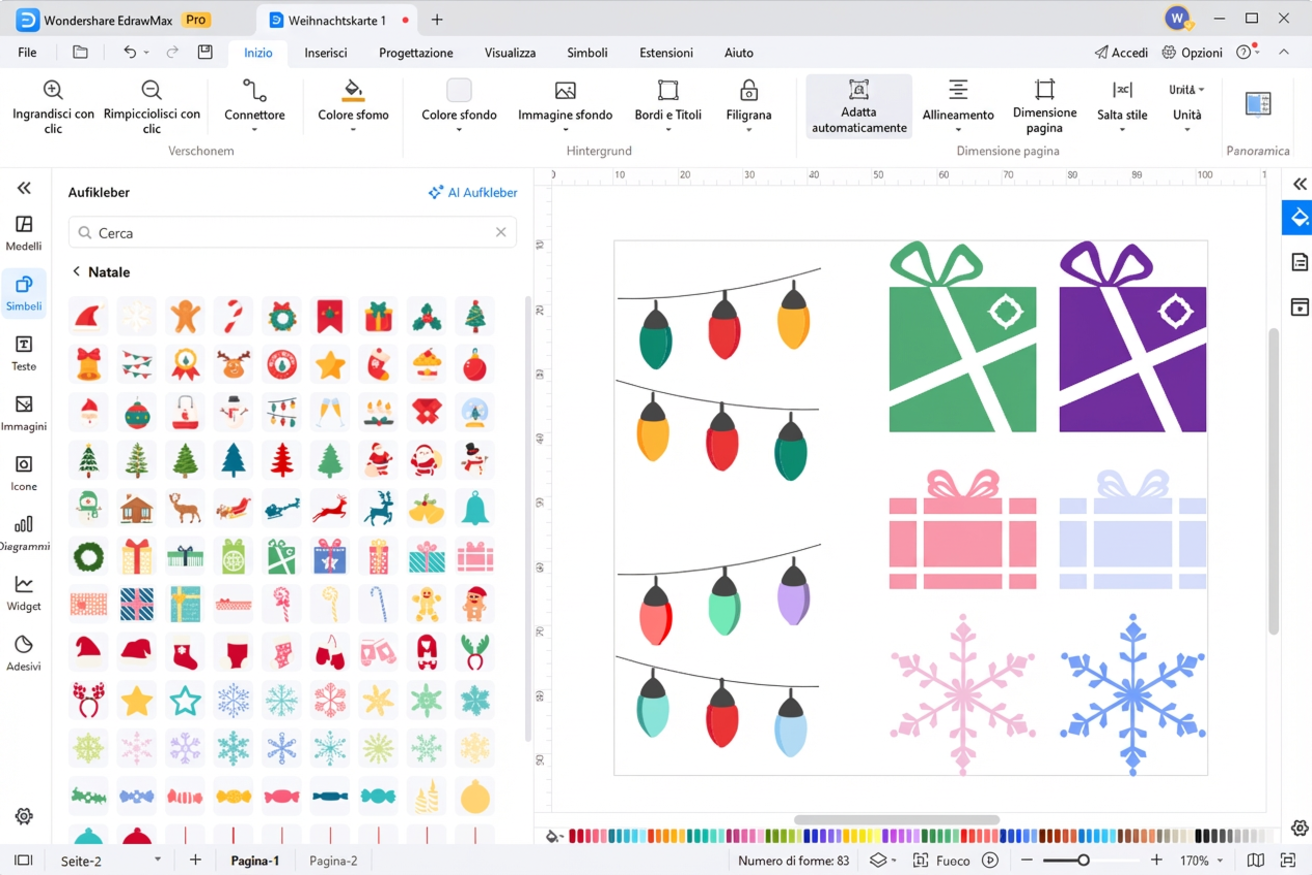Weihnachtsmotive aufteilen/zusammenführen
