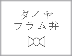 ダイヤフラム弁の記号