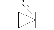 発光ダイオードの記号（新）