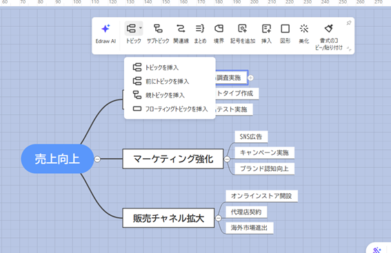 直感的なインターフェースと充実した作図支援機能