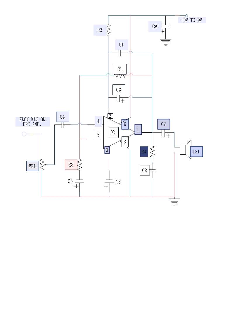 オペアンプ増幅回路