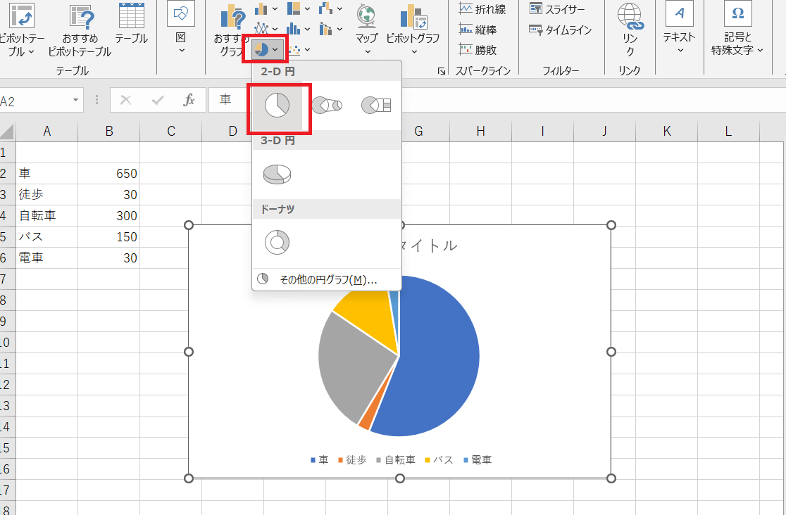 円グラフ挿入