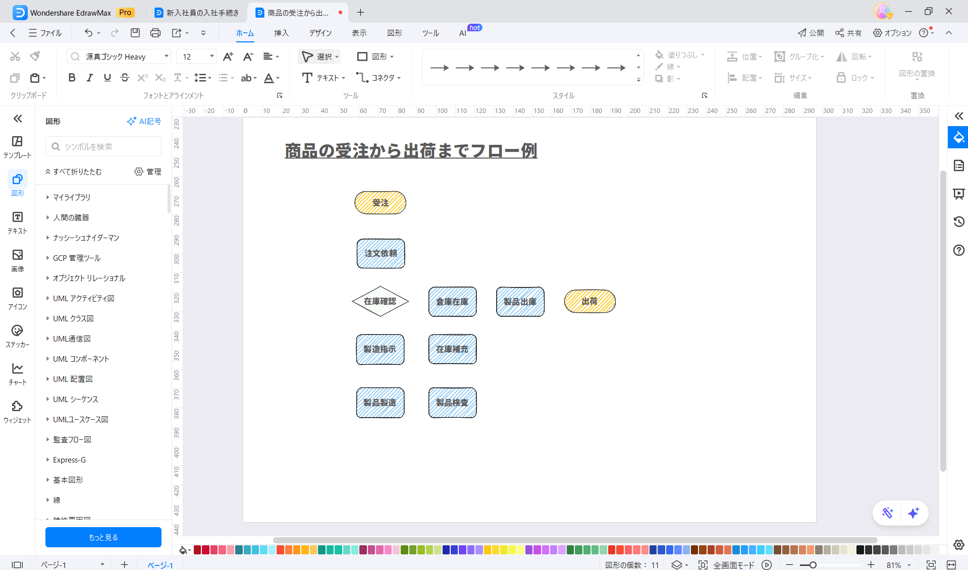 作業フロー書き方2