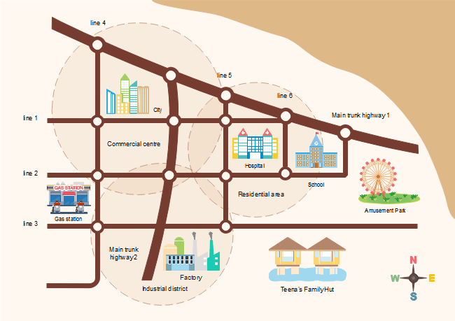 道路地図実例