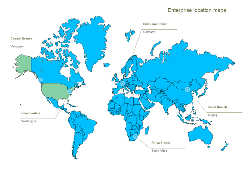 世界地図素材