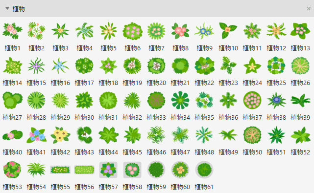 ガーデンデザイン要素 植物