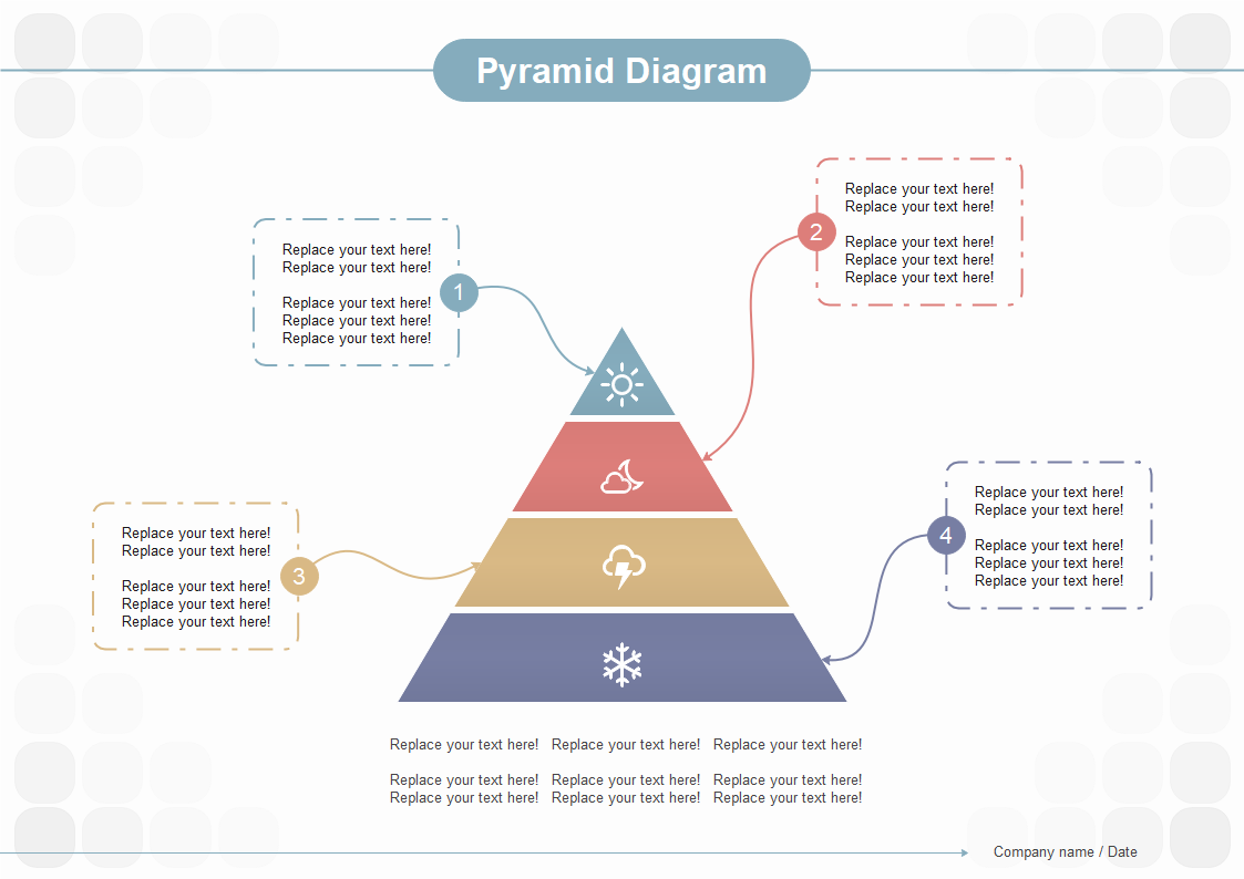 ピラミッド図テンプレート