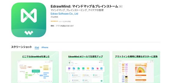 AI情報整理ツール:EdrawMind