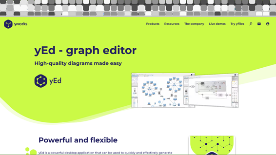 yEd Graph Editor ホームページ