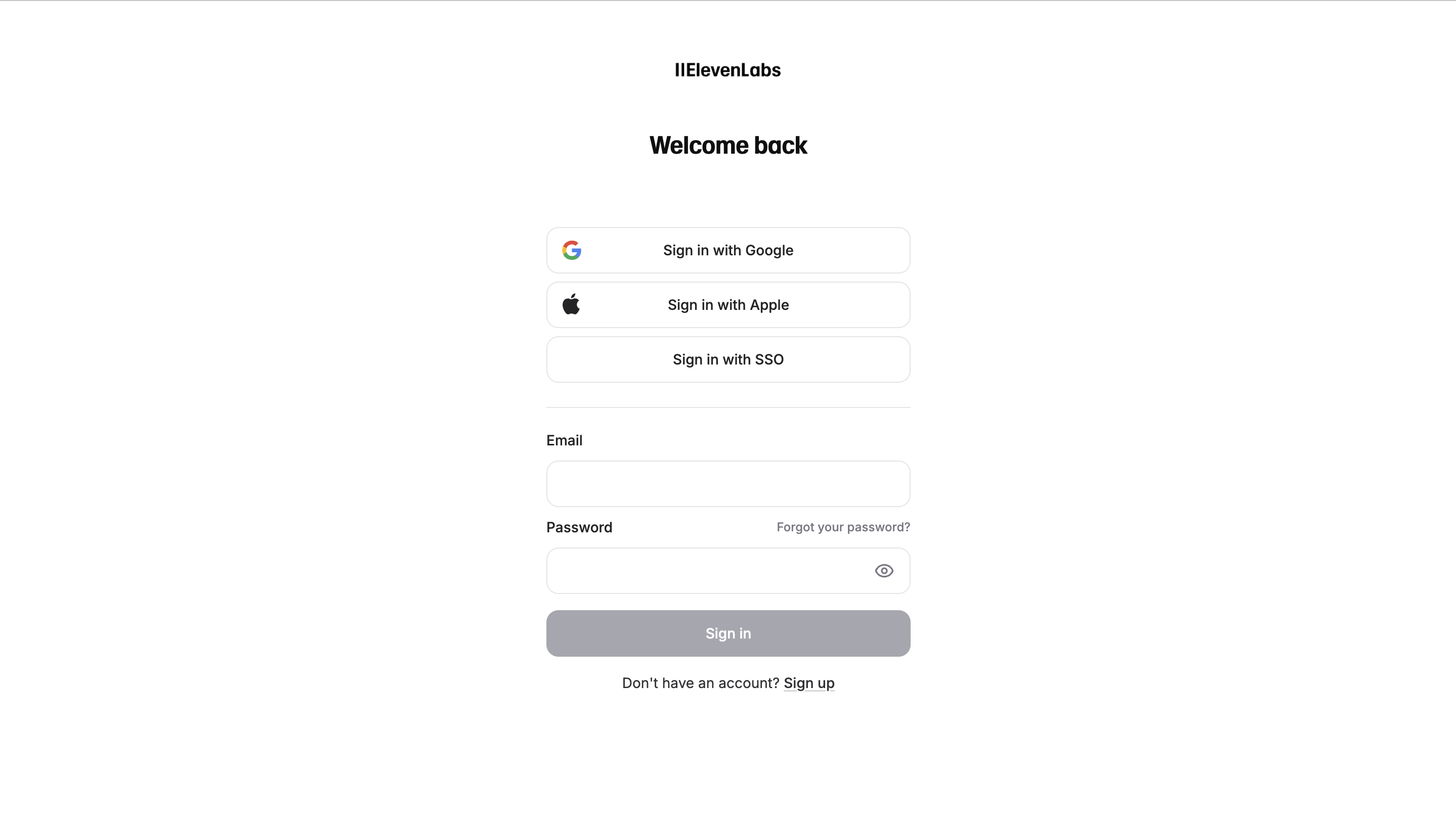 일레븐랩스(ElevenLabs) 회원가입 및 로그인