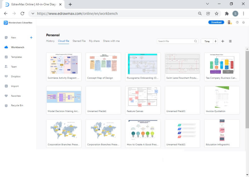 EdrawMax User Story - Storage for Digital Assets